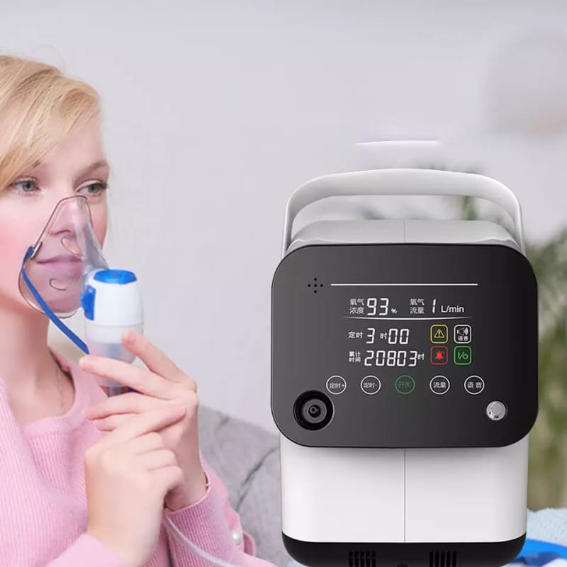 Concentrateur D’oxygène Portable 6l avec Nébuliseur
