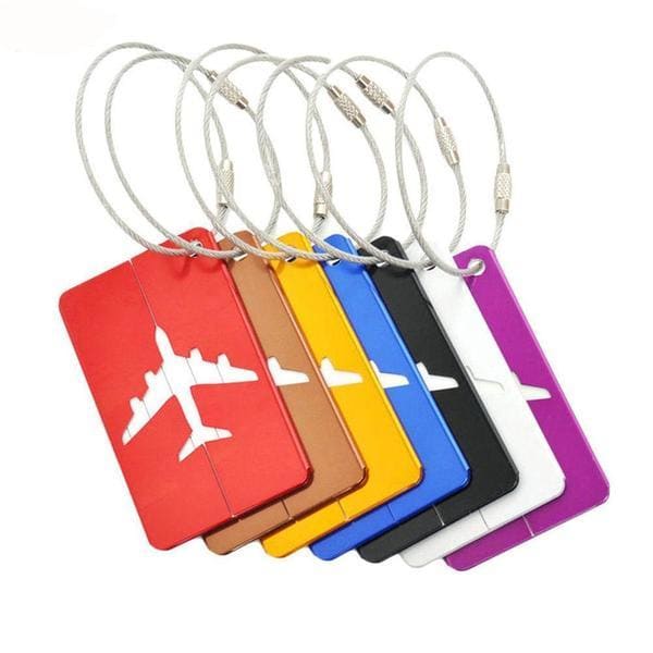 Étiquette de Bagage Avion en Aluminium | Lilikdo