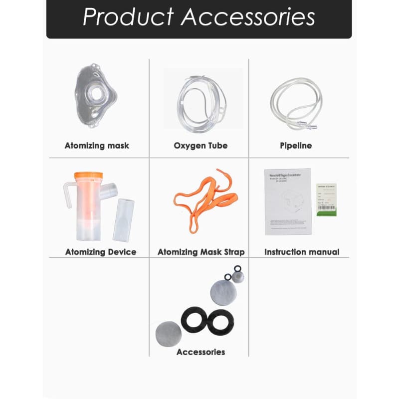 Concentrateur D’oxygène Portable 6l avec Nébuliseur