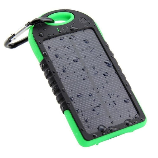 Batterie Externe Solaire Portable étanche 12000 Mah avec 2