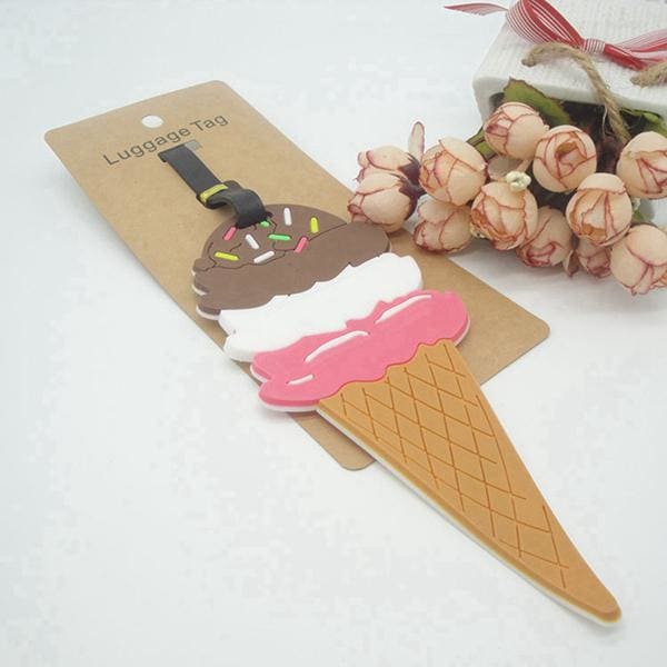 Étiquette de Bagage Fun & Cartoon en Silicone 2 | Lilikdo