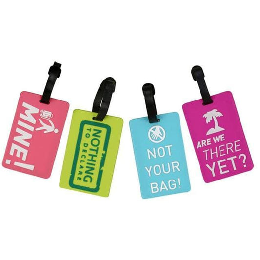 Étiquette de Bagage Funny Message en Gel Silice | Lilikdo